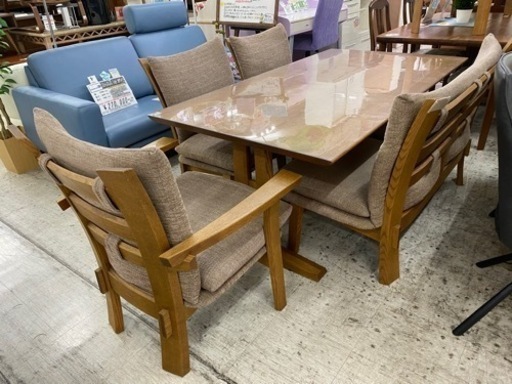 【愛品館 江戸川店 ダイニングセット】shirakawa（株式会社シラカワ）ワイドダイニングテーブル5点セット ID:152-008934-007