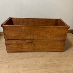 りんご箱　中古　リメイク　