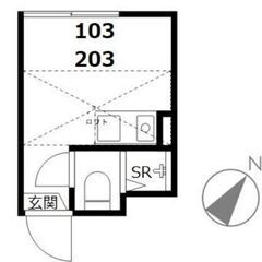 2023年完成　Decor Maison 中目黒 103💚ロフト付き・１R　インターネット無料💚敷金・礼金なし！💚デザイナーズアパート 東急東横線 中目黒駅 徒歩15分💚S - 目黒区