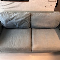 最終値下げ】デニムソファー2.5人掛け＋オットマン