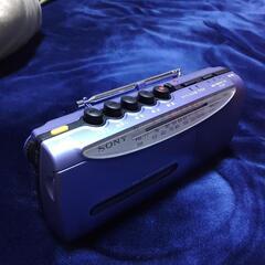ラジカセ(小型、SONY)