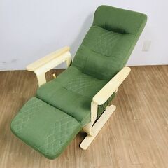 【新品】　超快適! オットマン付き　リクライニングチェア　【アウトレット】 の画像