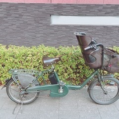 電動アシスト自転車 オリーブグリーン 20インチ 電動アシスト