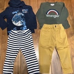 男の子トップス＆パンツ　12点まとめ売り　110cmの画像
