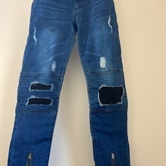 🟡お値引き中👌新品未使用MEN'S ダメージクラッシュパンツ👖の画像
