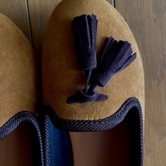 新品　パンプスベルベット調　Lの画像