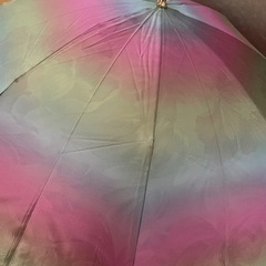 カラフル鮮やかなな折り畳み傘の画像