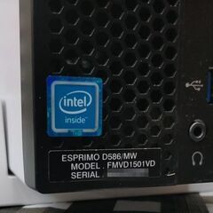 富士通 ESPRIMO D586/MW / Windows10 / Celeron G3900の画像