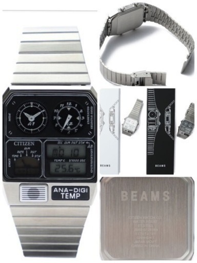 CITIZEN × BEAMS / 別注  TEMP アナデジ ウオッチ