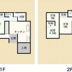 🉐敷金礼金0円🉐いすみ市広々108m² 7DK、２階建戸建！ペット多頭可♪ - いすみ市