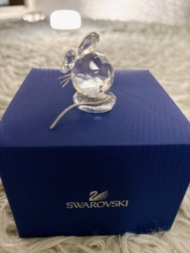 【値下げしました】SWAROVSKI オブジェ　ネズミ