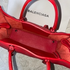 【ショッパー付き】BALENCIAGA ペーパーミニ　トートバッグの画像