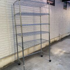 【お引取限定／在庫3台】ルミナス互換 メタルルラック幅90×奥行46×高さ180cm（ポール径25mm）の画像