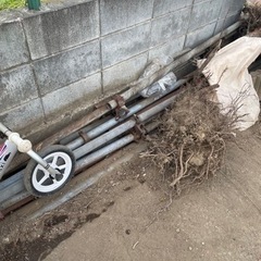 鉄パイプ　洗濯干し竿