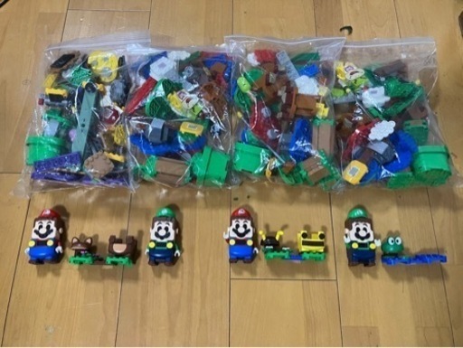★レゴマリオ　フィグ4体　着せ替えパワーアップパック付き　大量＋おまけ★
