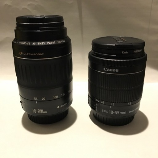 カメラレンズ　キャノン　ズームレンズ　2本セット