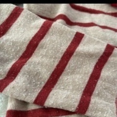 2点セット・韓国子供服 トップス・スカート　90 赤の画像