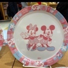 ミッキー＆フレンズ プレート Mickey＆Friends 4枚セット　ピンク皿 の画像