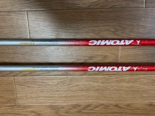 ATOMIC アトミック 子供用 スキー板セット　カービングスキー110cm ＋ビンディング＋ストック85cm　中古品
