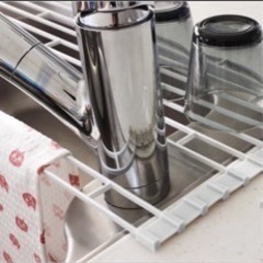開封後、未使用品☆  山崎実業　水切りラックの画像