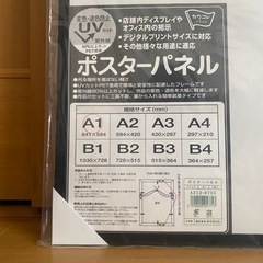【未使用】ポスターパネルA1【1点〜8点】の画像