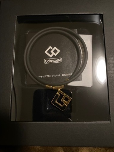 コラントッテ  TAO ネックレス　ゴールド　ブラック