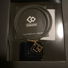 コラントッテ  TAO ネックレス　ゴールド　ブラックの画像