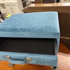 J3239 廃番品 希少 ドイツ・ミュンヘン発 家具・インテリア雑貨 KARE Stool Drawer Blue  カレ ドロワースツール 新品参考価格31,240円 クリーニング済みの画像