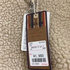 新品タグつき★キッズ ボアブルゾン アウター 120センチの画像