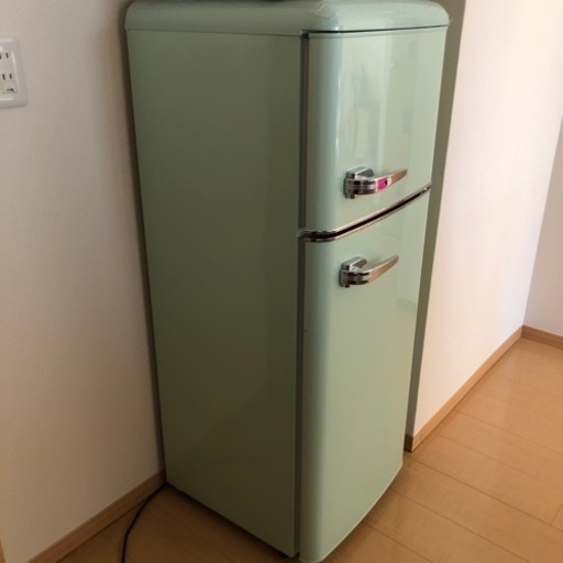 アイリスオーヤマ　冷蔵庫　緑　スパイファミリー