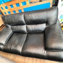 本革2人掛けソファー 送料無料 ソファ 高級本革2人掛けソファ ハイバック2人掛け 背脱着式