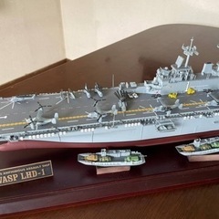 USS WASP LHD-1 1:350 戦艦模型　完成品の画像