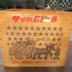 1.サッポロビール　木箱　昭和レトロ