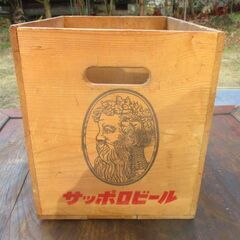 1.サッポロビール　木箱　昭和レトロの画像