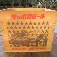 2.サッポロビール　木箱　昭和レトロ