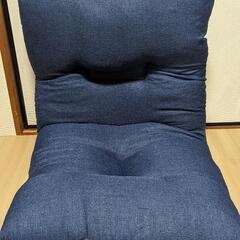 座椅子 カバー付きの画像