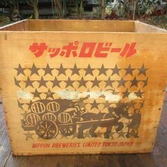 3.サッポロビール　木箱　昭和レトロ