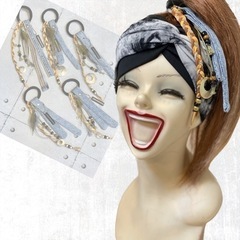 【新品】BRB#2 ブレイズ　ヘアゴム　ヘアアクセサリー　ボヘミアンの画像