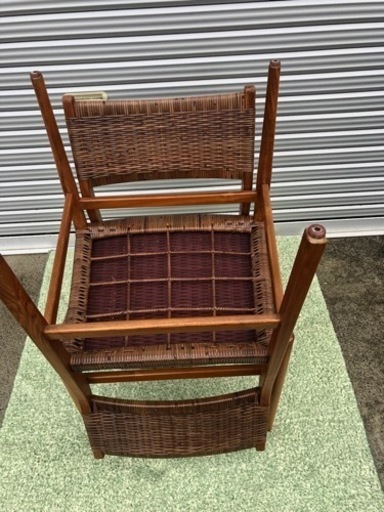 セット販売　リセノ　レセノ　椅子　ダイニングチェア　ラタン