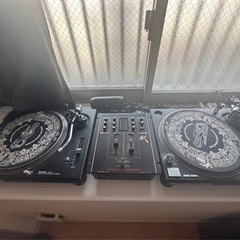Technics ターンテーブル　ミキサー　セット　DJの画像