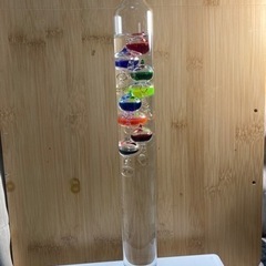 ガリレオ温度計　高さ:35cm 幅:6cm  （3）