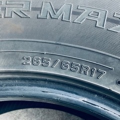 取付け交換込み！ DUNLOP WINTER MAX 265/65R17 スタッドレス 山充分