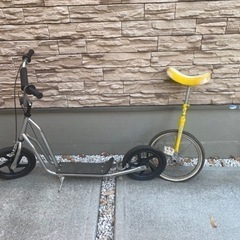キックボード　一輪車　無料　０円