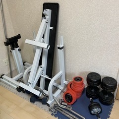 ベンチ　ダンベル　マット