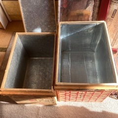 決まりました　お茶箱　2個