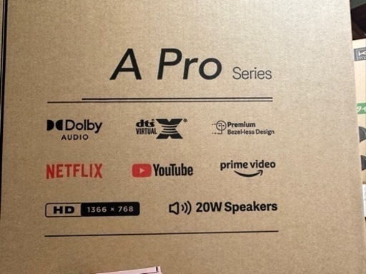 未使用　チューナーレステレビ　Google　TV　シャオミ　３２インチ　L32M8-A2TWN　Xiaomi