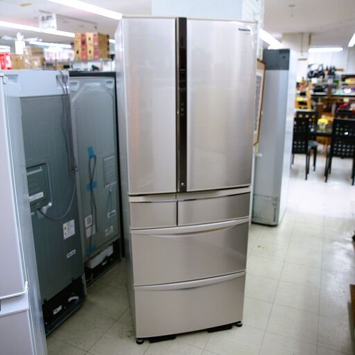 冷蔵庫　501L　6ドア　パナソニック　NR-F507T-N　リユース品