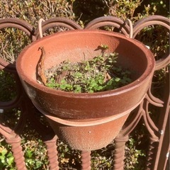 植木鉢壁掛け針金フック