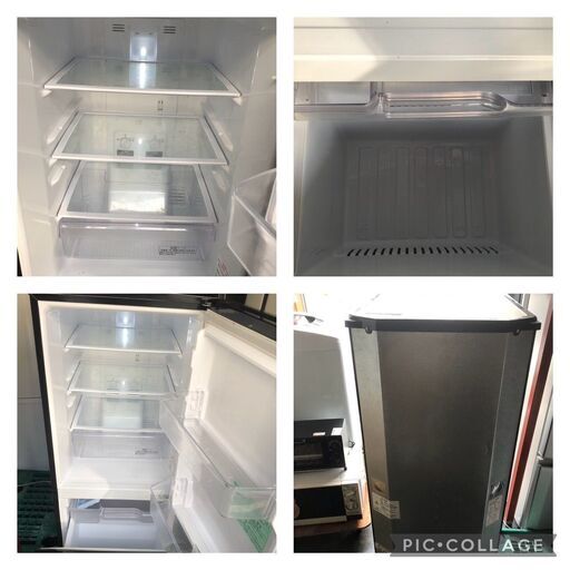 ☆中古￥8,000！MITSUBISHI 146㍑2ドア冷蔵庫 家電 MR-P15C-B型 2018年