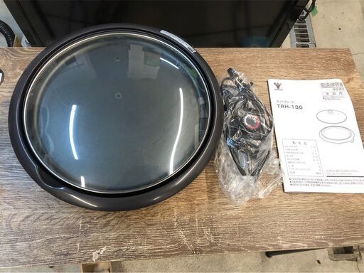 ☆中古￥2,000！YAMAZEN　ホットプレート　家電　2020年製　TRH-130型　【BK435】